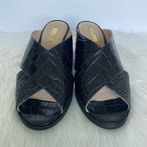 Louise et Cie Harding Croc Mule Sandals / Size 7.5